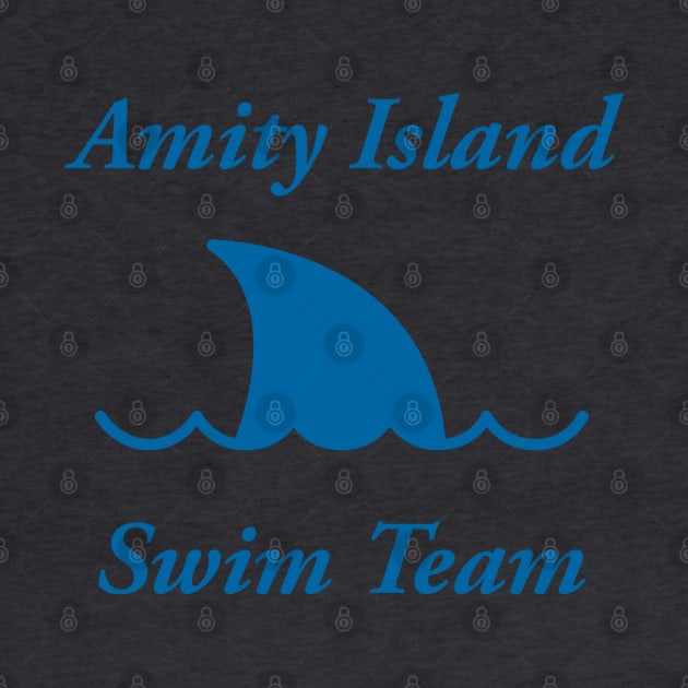 Amity Island Swim Team Blue by Karma Chameleon